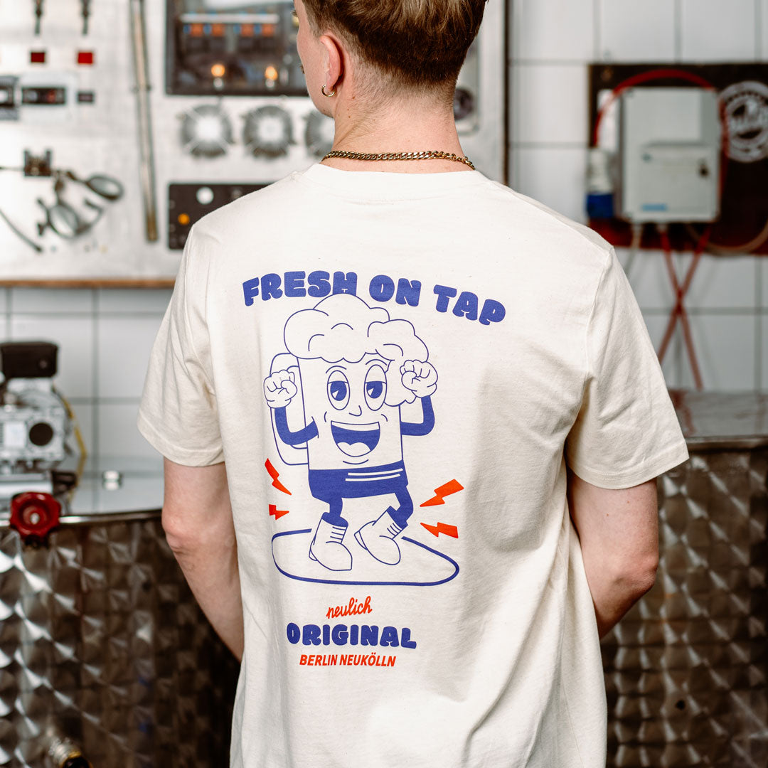 Fresh on Tap T-Shirt Natural Raw